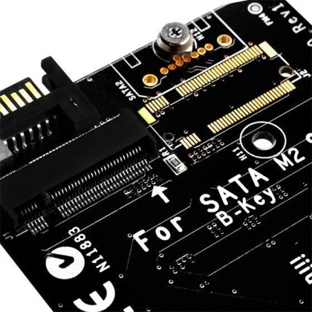 Silverstone tarjeta controladora ecm20 m.2 a pcie 4x y sata