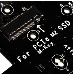 Silverstone tarjeta controladora ecm20 m.2 a pcie 4x y sata