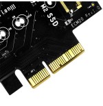 Silverstone tarjeta controladora ecm20 m.2 a pcie 4x y sata