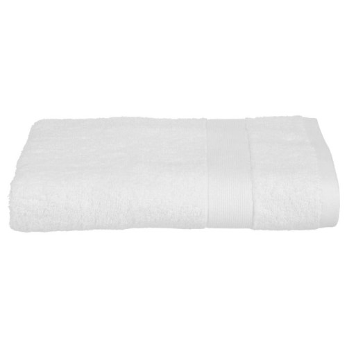Toalla de rizo 450g color blanco 70x130cm