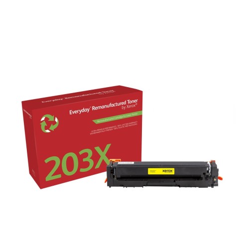 Toner  xerox everyday remanufactured amarillo ersetzt hp 203x (cf542x)