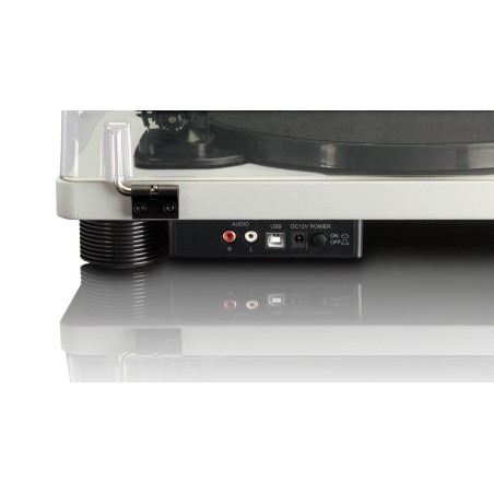 Tocadiscos  lenco ls-50 de tracción por correa gris