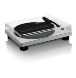 Tocadiscos  lenco ls-50 de tracción por correa gris