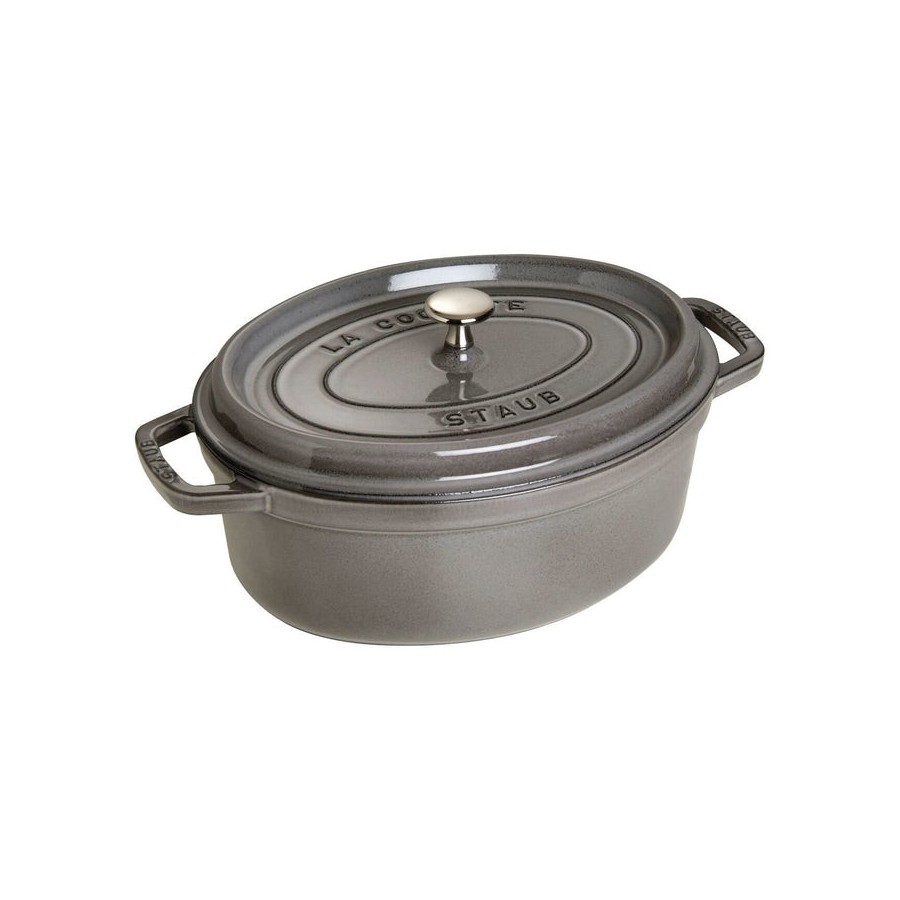 Cocotte redonda staub, 31cm hierro fundido, gris grafito