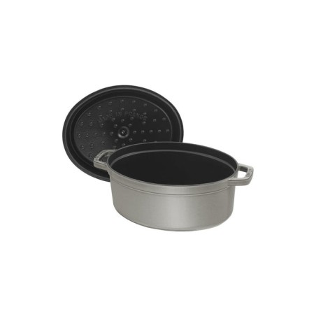 Cocotte redonda staub, 31cm hierro fundido, gris grafito