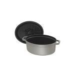 Cocotte redonda staub, 31cm hierro fundido, gris grafito