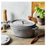 Cocotte redonda staub, 31cm hierro fundido, gris grafito