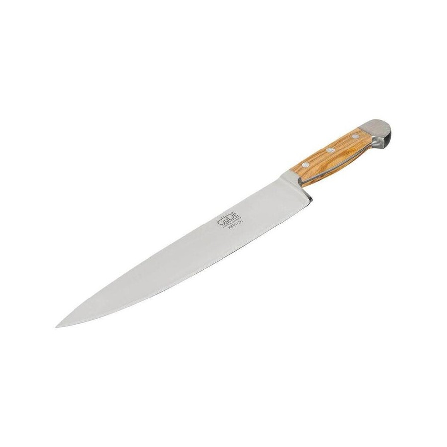 Cuchillo cocina güde alpha 26 cm madera de olivo