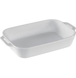 Staub plato rectangular cerámica, blanco, 34x24cm