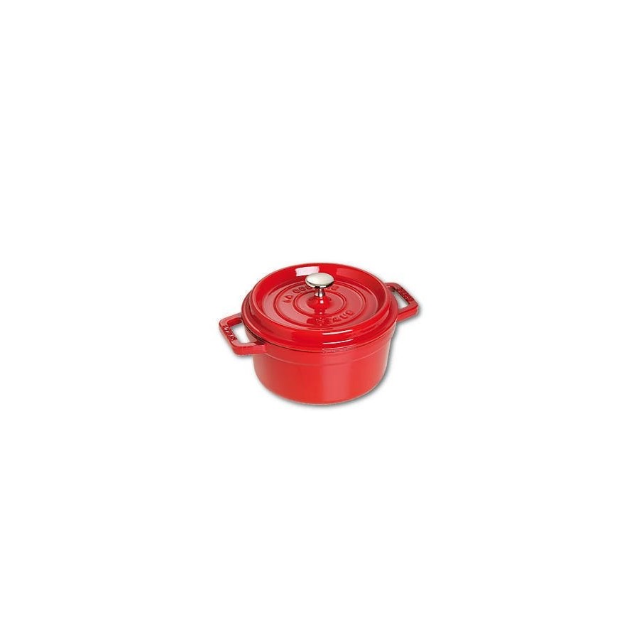 Olla staub la cocotte 20cm redondo, cereza, hierro fundido