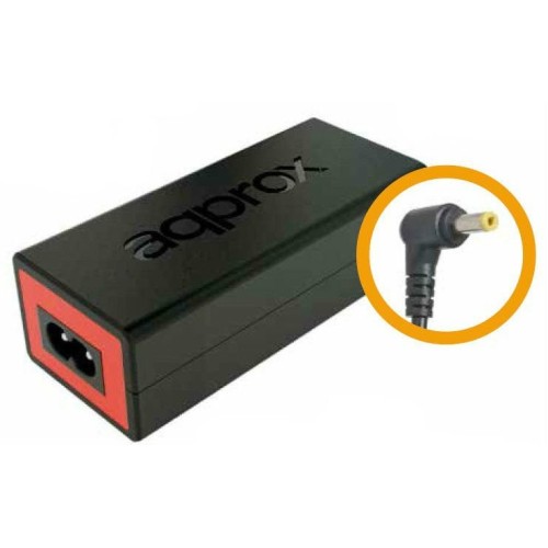 Approx cargador para portatiles toshiba appa09 65w 19vdc/3.42a clavija 5.5x2.5mm