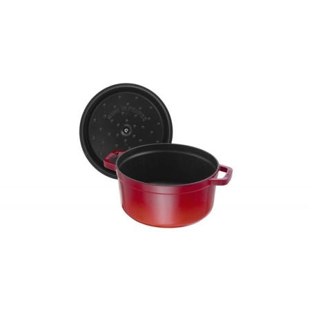 Olla staub la cocotte 20cm redondo, cereza, hierro fundido