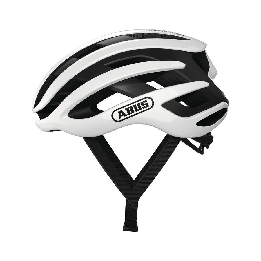 Casco abus airbreaker polar white s