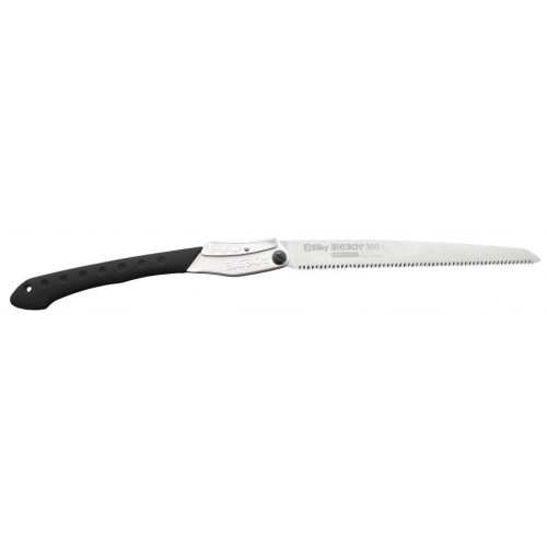 Serrucho silky ksi635036  plegable de corte por tracción 36 cm negro, acero inoxidable