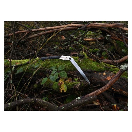 Serrucho silky ksi635036  plegable de corte por tracción 36 cm negro, acero inoxidable