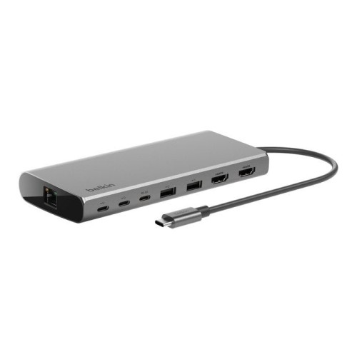 Belkin inc015btsgy-cz base para portátil y replicador de puertos alámbrico usb 3.2 gen 1 (3.1 gen 1) type-c aluminio