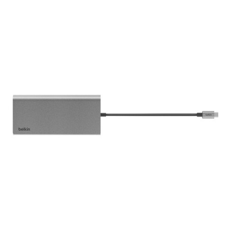 Belkin inc015btsgy-cz base para portátil y replicador de puertos alámbrico usb 3.2 gen 1 (3.1 gen 1) type-c aluminio