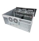 Unykach uk4339h caja rack 4u 19" - tamaños de disco soportados 3.5", 2.5" - filtro antipolvo - usb-a 3.0, usb-c - color