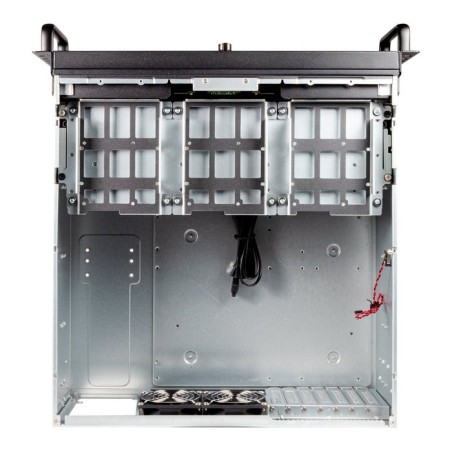 Unykach uk4339h caja rack 4u 19" - tamaños de disco soportados 3.5", 2.5" - filtro antipolvo - usb-a 3.0, usb-c - color
