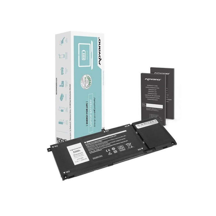 Batería para portátil dell inspiron 1525 15.2v 3600mah movano