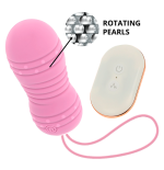 Ohmama - huevo control remoto 7 modos rotacion rosa