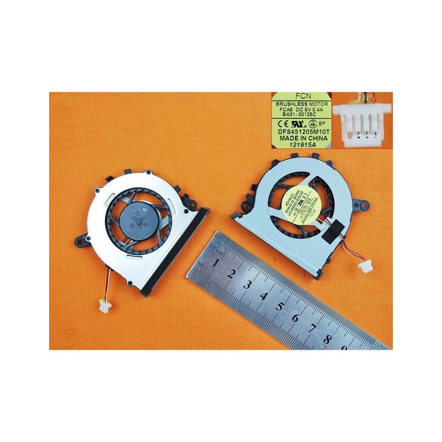 Ventilador para portátil samsung np530u3c 530u3b 535u3c 540u3c 532u3c 542u3x