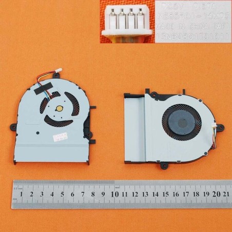 Ventilador para portátil asus k501lx k501ux a501l v505l ns85b01 14m03