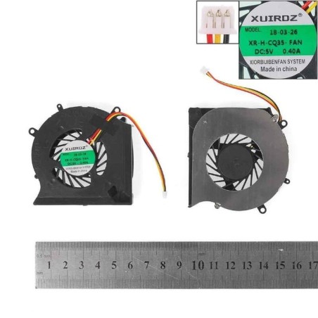 Ventilador cpu para portátil hp compaq presario cq35 ab6205hx ge3