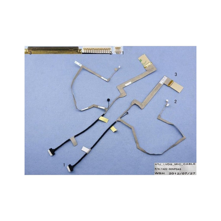 Cable flex para portátil asus k52 k52f k52jr con micro