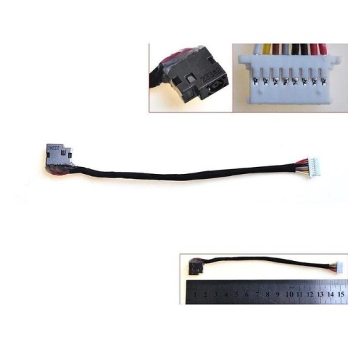 Conector dc jack para portátil hp probook 430 g3 440 g3 804187 s17