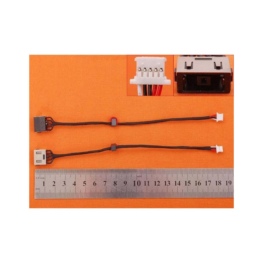 Conector dc jack para portátil lenovo u31 70 e31 70 80kx pj973