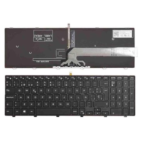 Teclado para portátil dell inspiron 15 5000 series 5547 5521 5542