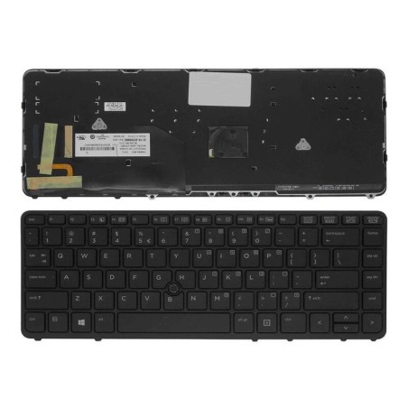 Teclado para portátil hp elitebook 840 g1 850 g1 inglés