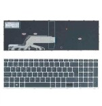 Teclado para portátil hp probook 450 g5 455 g5 470 g5 negro con marco plata