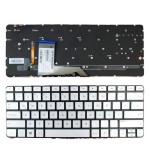 Teclado para portátil hp spectre 13 4000 13 4100 13 4200 x360 plata sin marco