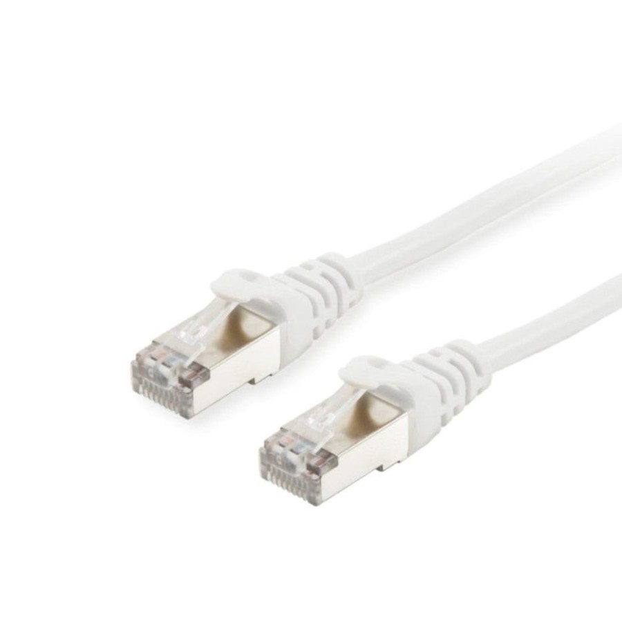 Equip cable de red apantallado s/ftp categoria 6 libre halogenos 30m blanco 605530