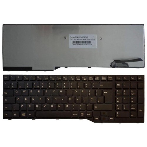 Teclado para portátil fujitsu lifebook ah544 a544 a555 a514 inglés