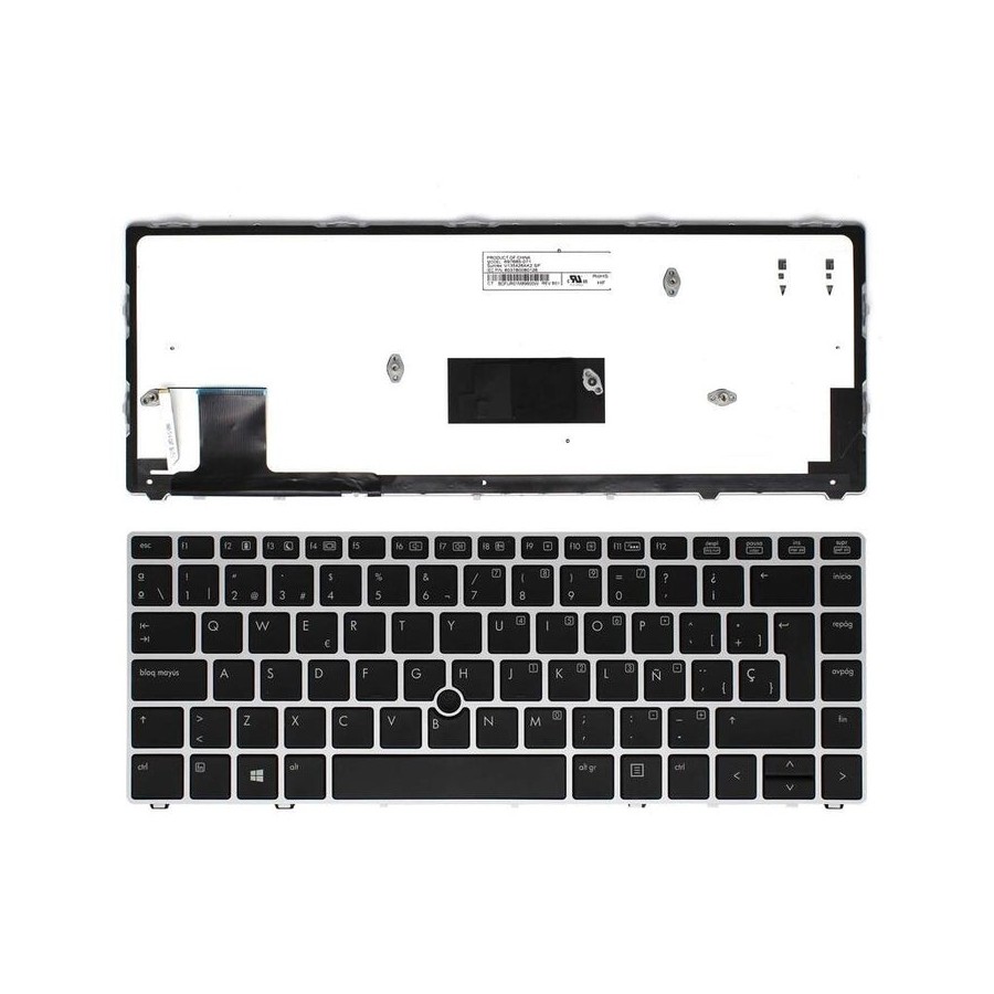 Teclado para portátil hp elitebook folio 9470m 764647 001 mp 14b33usj930