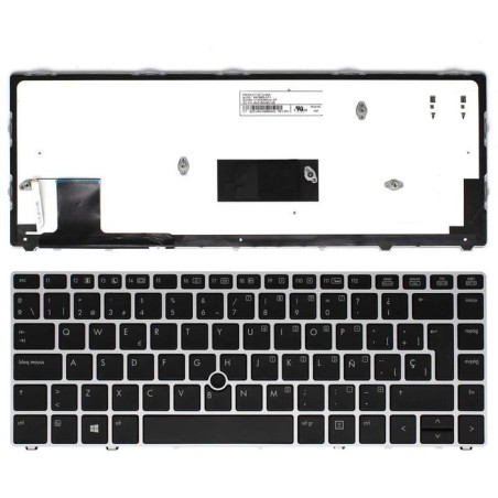 Teclado para portátil hp elitebook folio 9470m 764647 001 mp 14b33usj930