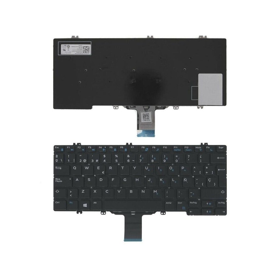 Teclado para portátil dell latitude 5280 8289 7280 7390 07wcpx