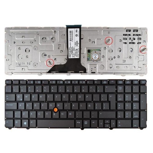 Teclado para portátil hp elitebook 8760w 8760p 8770p 8770w