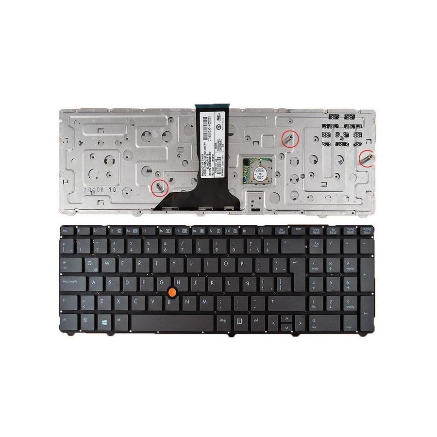Teclado para portátil hp elitebook 8760w 8760p 8770p 8770w