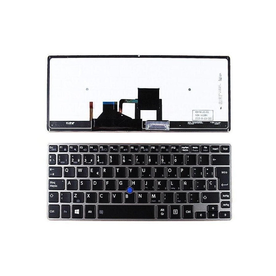 Teclado retroiluminado para portátil toshiba portege z30 z30 a z30 c