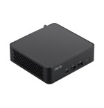 Asus nuc 14 pro 90ar0062-m00060 pc/estación de trabajo barebone ucff negro 125h