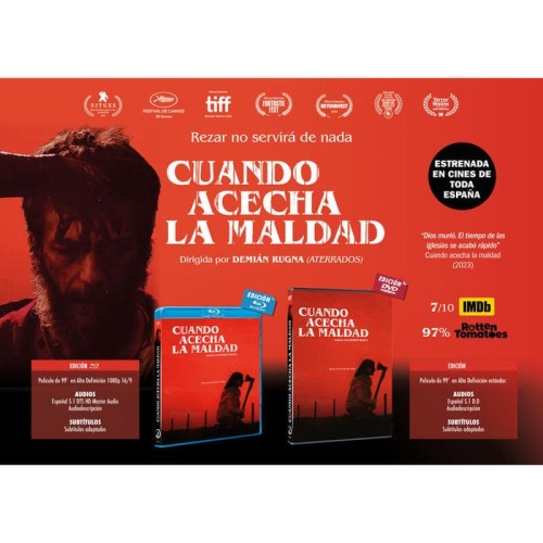 Pelicula cuando acecha la maldad - dvd dvd