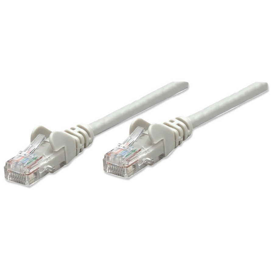 Intellinet cable de red rj45 u utp cat5e 20m gris