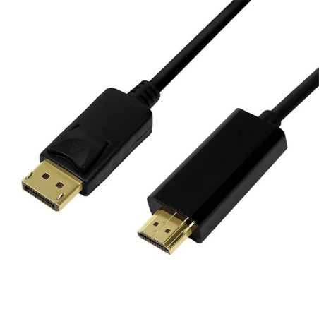 Logilink cable displayport dp 1.2 a hdmi 1.4 5m negro