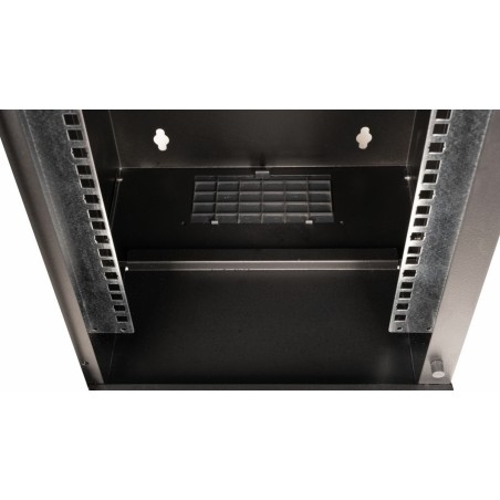 Equip ewm-09-3030-b armario rack 9u bastidor de pared negro