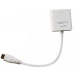 Approx adaptador minihdmi macho a vga hembra blanco