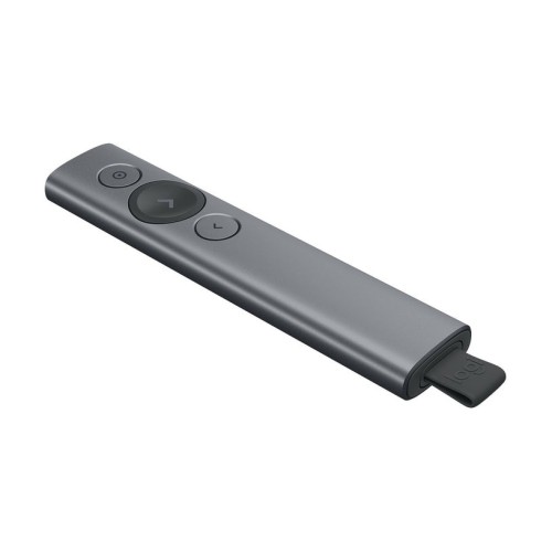 Logitech presentador laser retail  plata wireless presenter